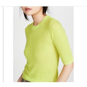 PURE COLLECTION Short Sleeve Sweater SZ 12